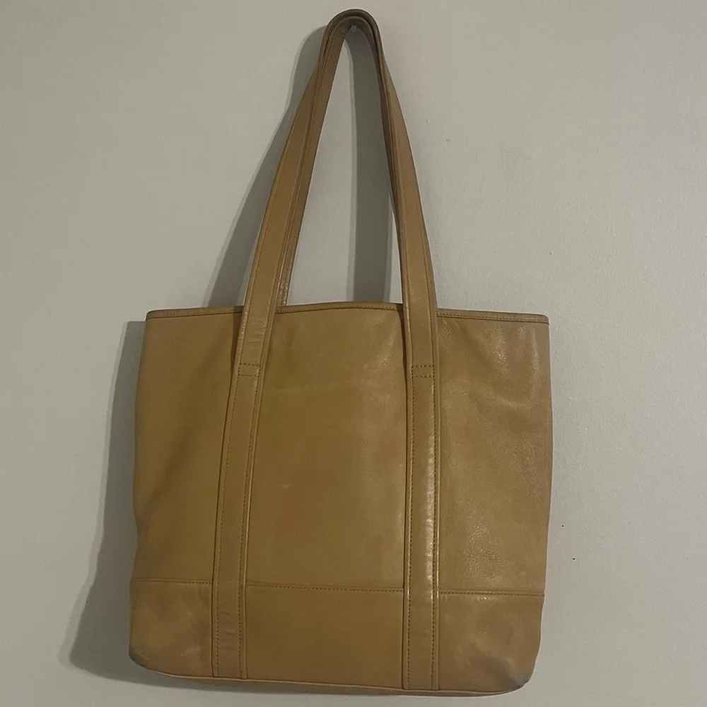 Coach 6509 Vintage Tote Shoulder Bag Leather Brown Gold Hardware - Picture 3 of 9